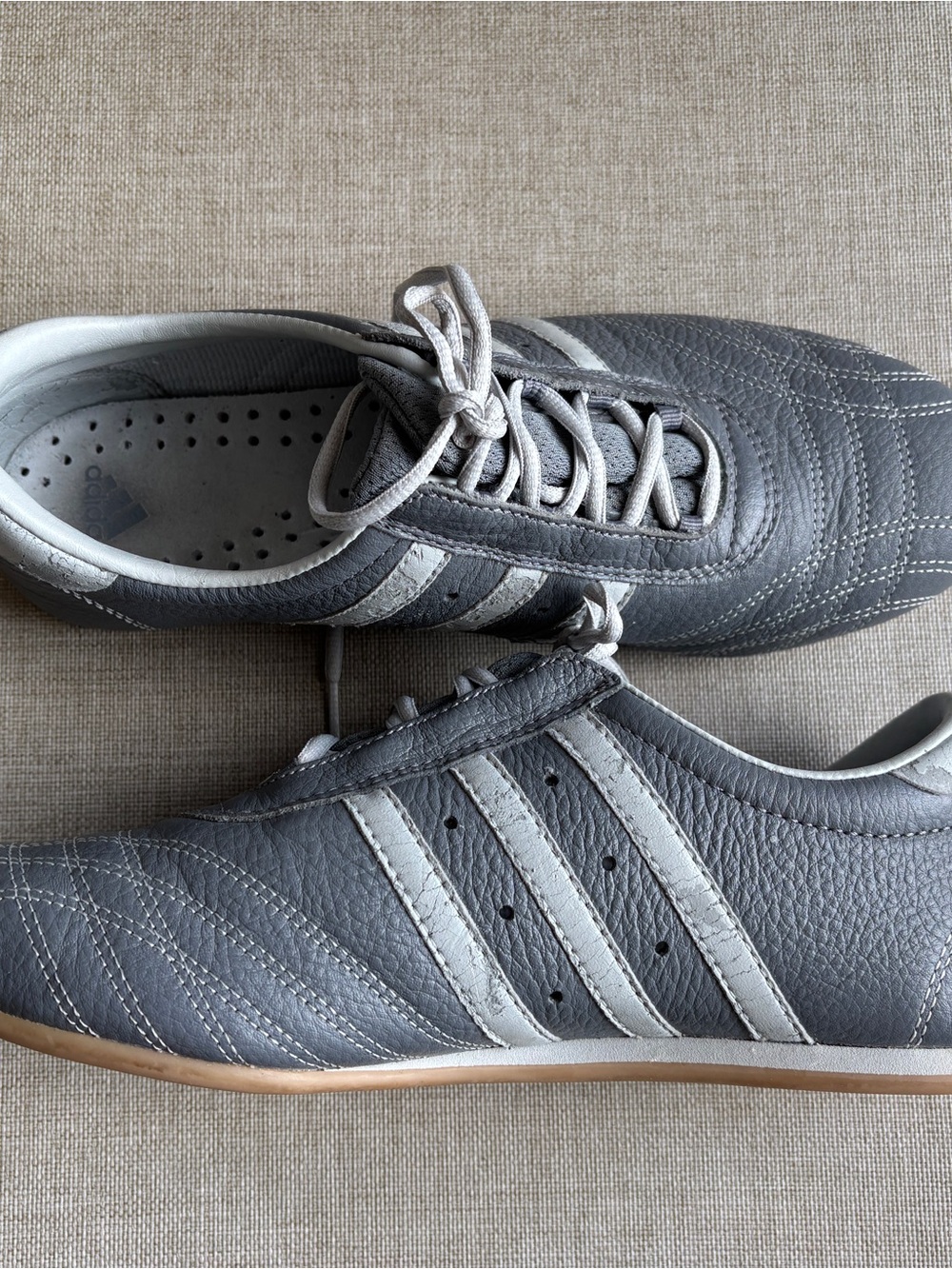 Vintage 2003 Adidas Adi Racer Lo Sneakers Destroyed White Stripes Sneakerina